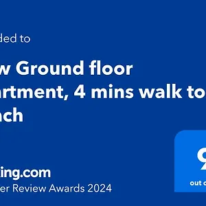 New Ground Floor Apartment, 4 Mins Walk To Beach Bournemouth