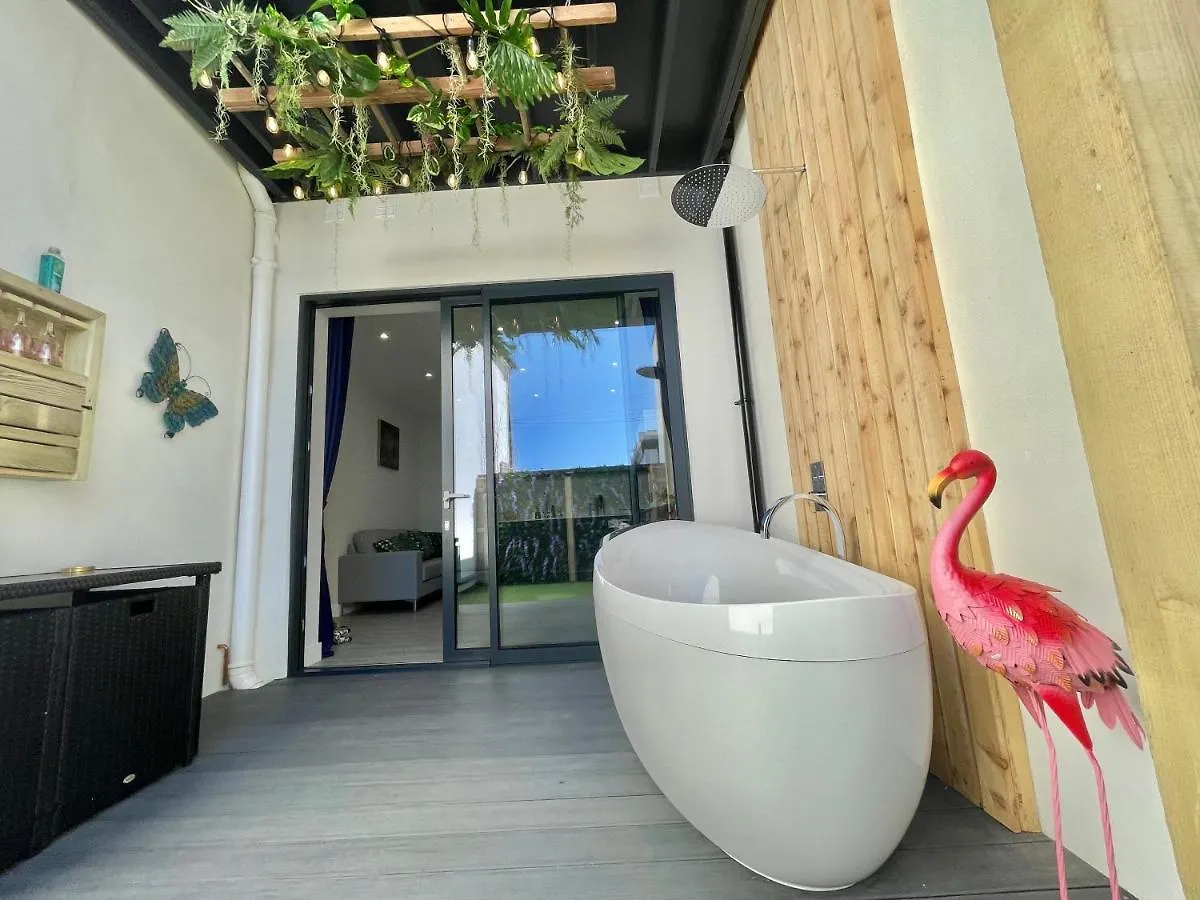 Coastline Retreats: Jungle-Themed Seafront Garden Apartment Bournemouth